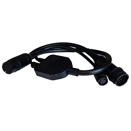 Raymarine Axiom Realvision To 25 Pin Realvision & 7 Pin Embedded Transducers Adapter Y Cable