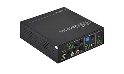 Kanex Pro Mini 3 Input (1 Digtal, 2 Analog) Audio Amplifier With Mic Mixer, 40 Watt Amplifier Output At 70V Or 100V, Ir Remote &