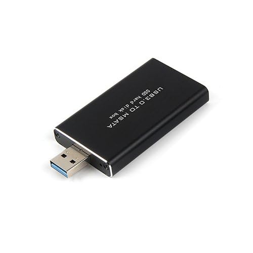 Mustpoint Usb 3.0 To Msata Ssd Hard Disk Box Converter Adapter Enclosure External Hdd Case