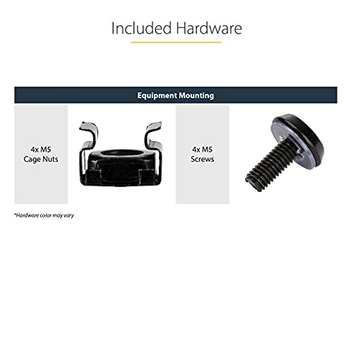 Startech.Com 2U Server Rack Shelf   Universal Rack Mount Cantilever Shelf For 19'' Network Equipment Rack & Cabinet   Heavy Duty