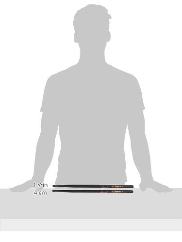 Avedis Zildjian Company 5B Nylon Black Drumsticks