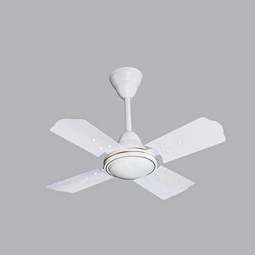 Crompton Aluminium Cool Breeze 600 Mm (24 Inch) Anti Rust Small Ceiling Fan (Opal White), 4 Stars