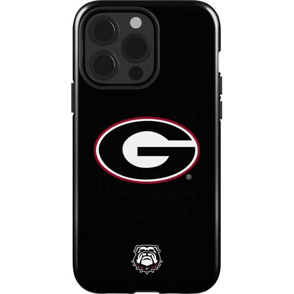 Skinit Impact Phone Case Compatible With Iphone 13 Pro   Officially Licensed University Of Georgia Logo Design