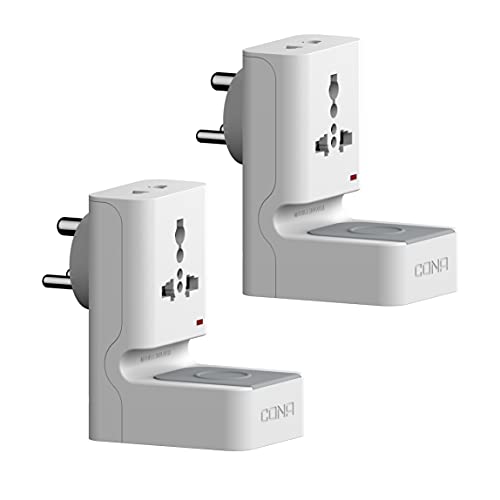 Cona Standy Multiplug 3 +1  (White)  (Material Pc)  Unit 2 Nos