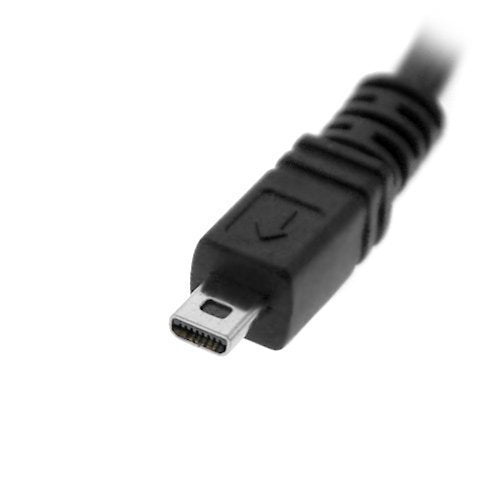 Wetco Black Usb 2.0 A To 8 Pin Mini B Cable W/Ferrite   1M / 3Ft For Digital Camera Mp3 Of Nikon/Fuji/Sony/Olympus/Panasonic