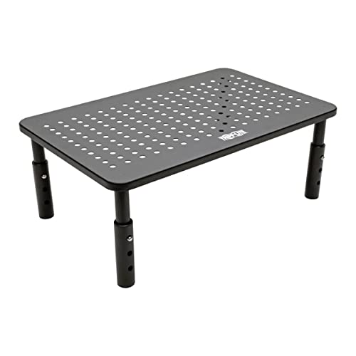 Tripp Lite Computer Monitor Stand, Adjustable Height, 14 X 9 In., Metal, Black (Mr1411M)