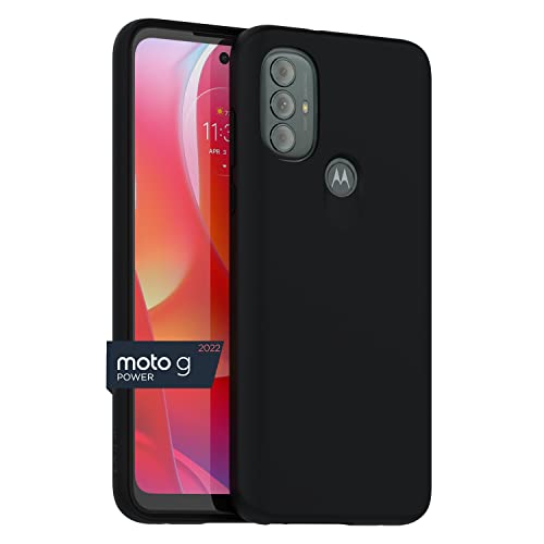 Motorola Moto G Power (2022) Protective Case  Precision Fit, Stylish Shock Absorbing Phone Cases   Black
