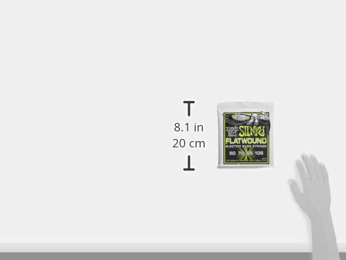 Regular Slinky Cobalt Flatwound Electric Bass Strings 50 105 Gauge