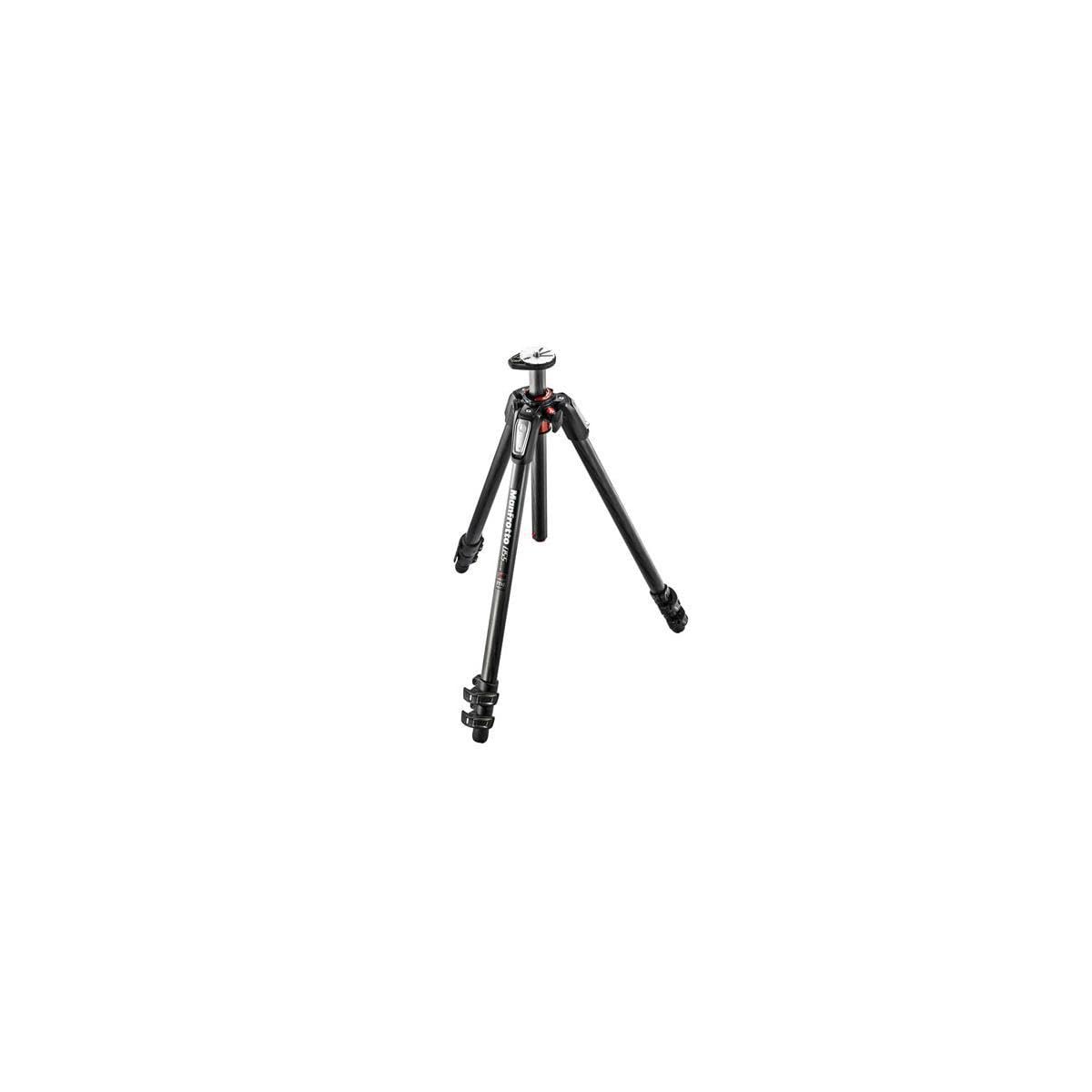 Manfrotto 055 3 Section Carbon Fiber Tripod With Horizontal Column