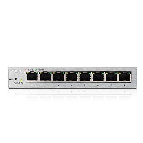 Zyxel 8 Port Gigabit Web Managed Switch, [Gs1200 8]