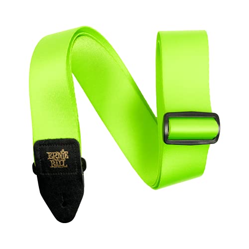 Ernie Ball Premium Guitar Strap, Neon Green (P05320)
