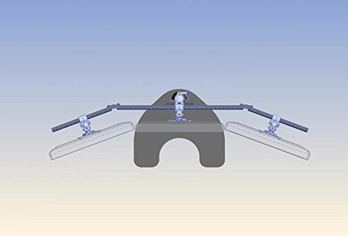 Ergotech 1 X 3 Quad Desk Stand With 28-Inch Pole - Black (100-D28-B13)