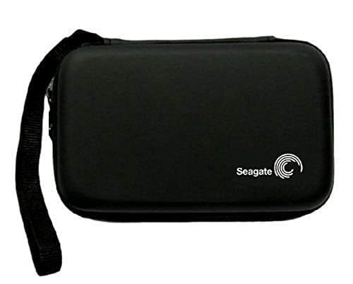 Kraijjaretail Pouch For Seagate Backup Plus Slim 1 Tb 2 Tb External Hard Disk Drive Casing Case Cover Enclosure (Zigzage Seagate
