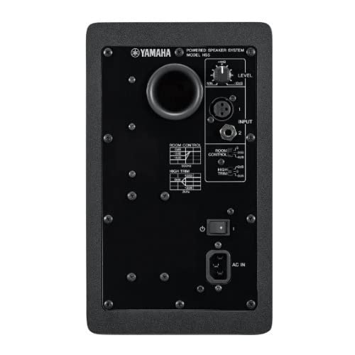 Yamaha Hs5 2-Way 70W Bass Reflex Bi-Amplified Studio Monitor (2-Pack) Bundle (2 Items)