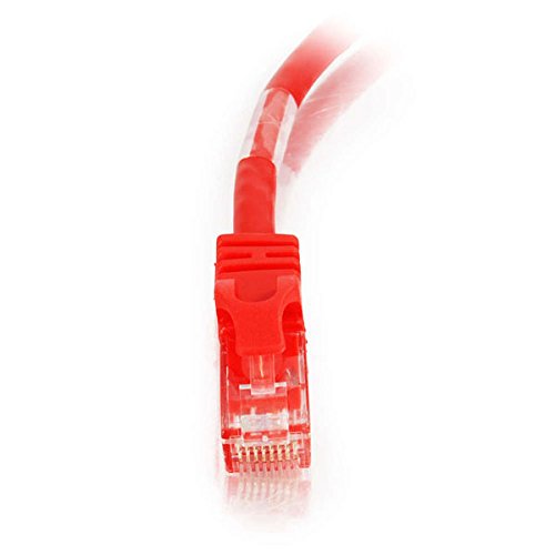 C2G/ Cables To Go Legrand   C2G Cat6 Crossover Patch Cable, Snagless Unshielded Cat6 Patch Cable, Red Crossover Ethernet Cable,