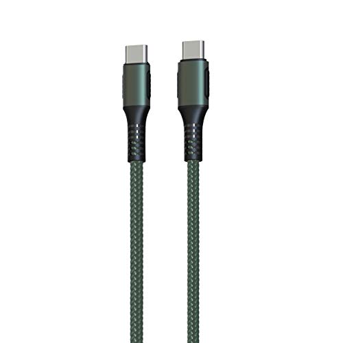 Portronics Konnect C Square 18W Por1065 TypeC To TypeC 1.2M Type C Devices Usb Cable With Power Delivery & 3A Quick Charge Su