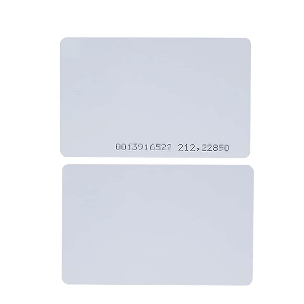 200Pcs 125Khz Access Control Card Proximity Em4100 Id Smart Keycard For Door Electric Lock System