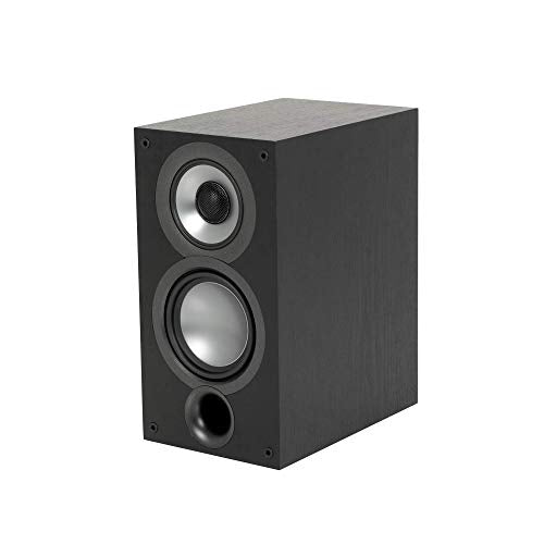 Elac Uni Fi 2.0 Ub52 Bookshelf Speakers (Pair), Black (Ub52 Bk)
