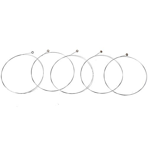 Sg Musical 5 Pcs E1(1St String) Silver Tone Steel String For Guitar Accessories Gh03