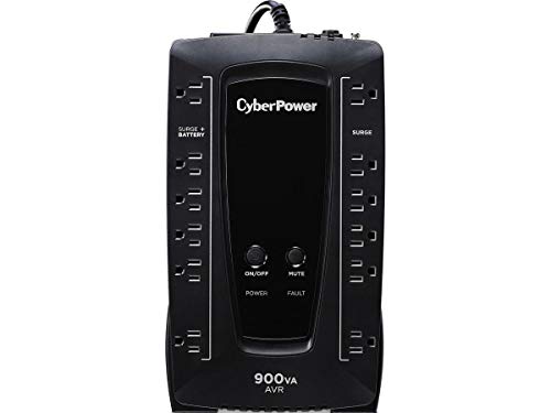 Cyberpower Avrg900U Avr Ups System, 900Va/480W, 12 Outlets, Compact
