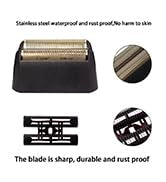 3 Pack Professional Shaver Shaper Replacement Super Close Gold Foil And Cutter Bar Assembly, Super Close Shaving For Professiona