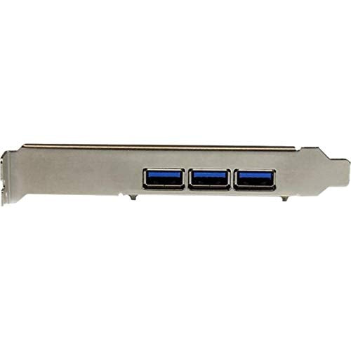 Startech.Com 4 Port Pci Express Usb 3.0 Card   3 External And 1 Internal   Native Os Support In Windows 8 And 7   Standard And L
