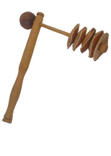 African Wasembe Gourd Slice Shaker  Ghana Rattle