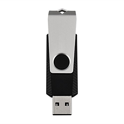 1Gb Usb 2.0 Stick 20Pack, Topesel Bulk Usb Flash Drive Swivel 1Gb Pen Drive Thumb Drive Jump Drive Computer Data Storage (20Pack Black)