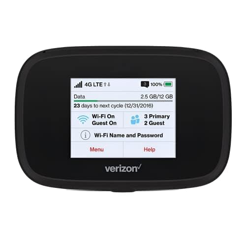 Verizon Wireless Jetpack Inseego Mifi 7730L | Unlocked Device | 4G Mobile Wifi Hotspot | Lte Cat9 Up To 450 Mbps | Usage Up To 1