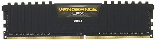 Corsair Vengeance Lpx 8Gb (1 X 8Gb) Ddr4 Dram 2400Mhz C16 (Pc4-19200) Memory Kit - , Vengeance Lpx Black