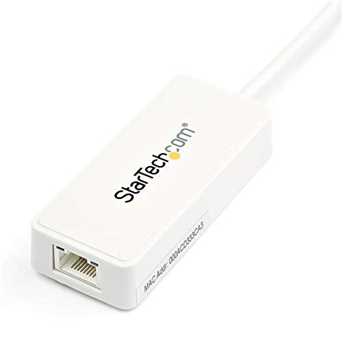 Startech.Com Usb 3.0 To Gigabit Ethernet Adapter Nic W/ Usb Port (White)   Usb 3.0 Nic   10/100/1000 Mbps Usb 3.0 Lan Adapter (U
