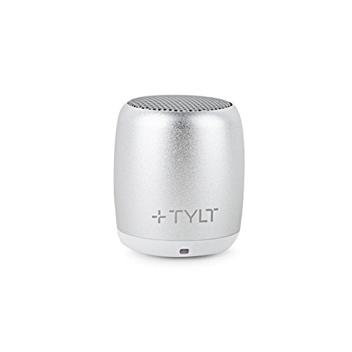 Tylt Mini Boom Bluetooth Speaker (Silver) 3W Output On Bluetooth 4.2 & Up To 4 Hours Of Playback On One Charge From This Portabl
