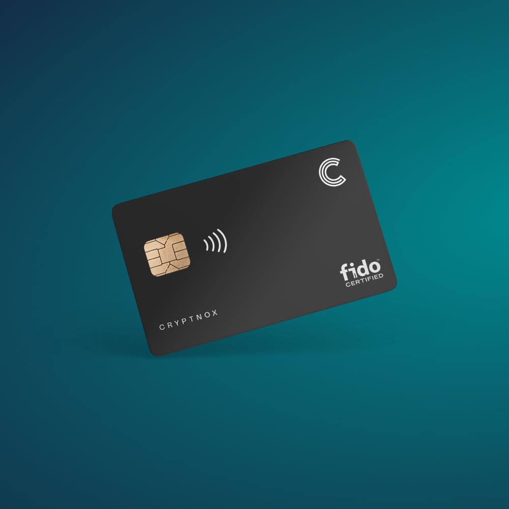 Cryptnox Fido Card   Fido2 Certified Apple Id/Ios Security Key With Nfc   Passwordless 2Fa In Convenient Card Format   Mifare De