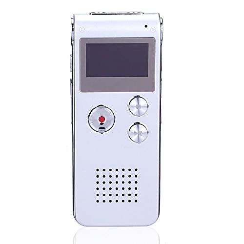 Paranormal Ghost Hunting Equipment Digital Evp Voice Activated Recorder Usb Us 8Gb (Silver)