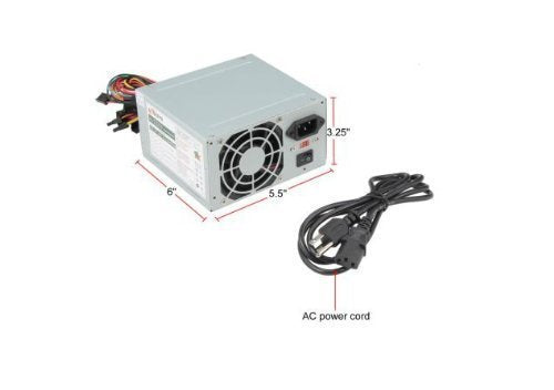 Logisys Ps480D 20/24 Pin Switching 480W Power Supply