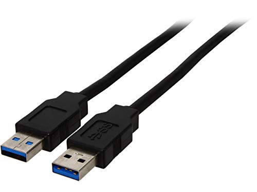 Nippon Labs Usb3 10Mm Bk 10 Feet Usb 3.0 A/Male To A/Male Cable, Black