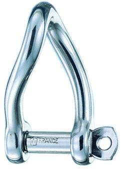 Wichard Self-Locking Twisted Shackle - 10Mm Diameter - 13/32'',WBAUVB084GKJPH3
