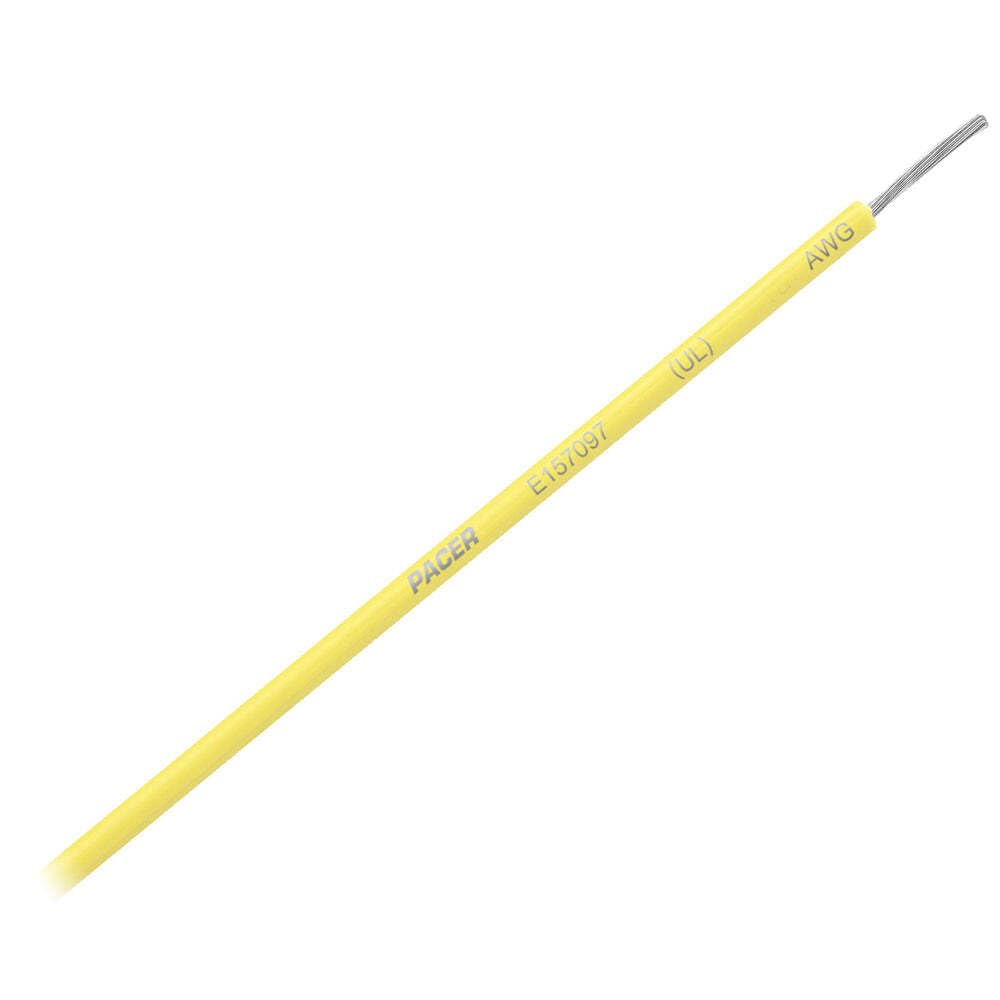 Pacer Yellow 12 Awg Primary Wire - 25&#39;,WBHDWB0CVZJ3584