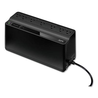 Apc Smart Ups 600 Va Battery Backup System, 7 Outlets, 490 J (Apwbe600M1)