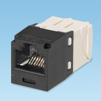 Panduit MiniCom TX6 Plus GigaChannel Cat6 Jack, Black, Box of 50 CJ688TGBL