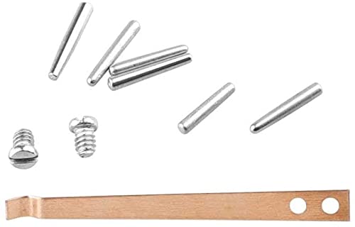 Jiayouy 1 Set Flute Repair Maintenance Kit Flute Pads Screws Gaskets Set Musical Instrument Parts Accessories