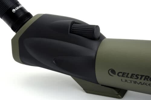 Celestron   Ultima 65 Angled Spotting Scope   18 55X Zoom Eyepiece   Multi Coated Optics For Bird Watching, Wildlife, Scenery An