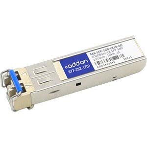 Addon 1000Base Lx Gigabit Ethernet Sfp Transceiver, 10 Km (Ma Sfp 1Gb Lx10 Ao)