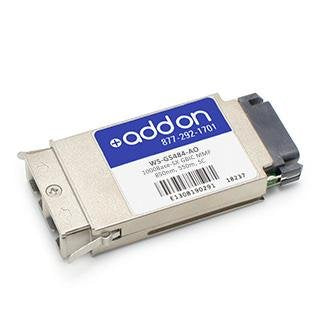 Addon Cisco Ws G5484 Compatible Taa Compliant 1000Base Sx Gbic Transceiver (Mmf, 850Nm, 550M, Sc)
