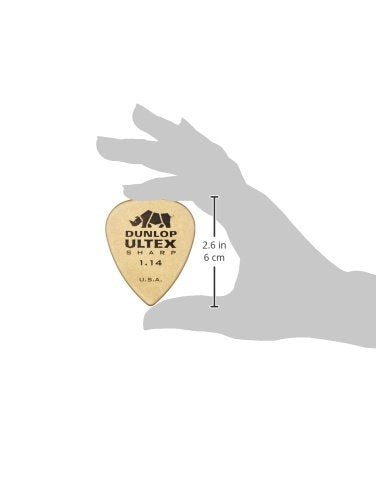Jim Dunlop 433P1.14 Ultex Sharp, 1.14Mm, 6/Players Pack