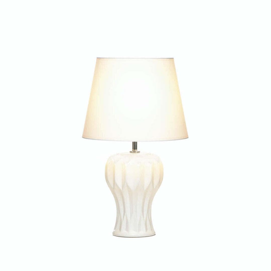 Zings & Thingz 57073511 Curved Table LAMP, No Size, White