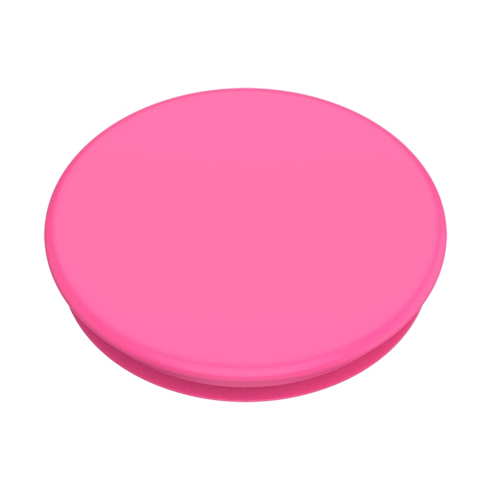 Popsockets Phone Grip With Expanding Kickstand, Solid Popgrip   Neon Pink