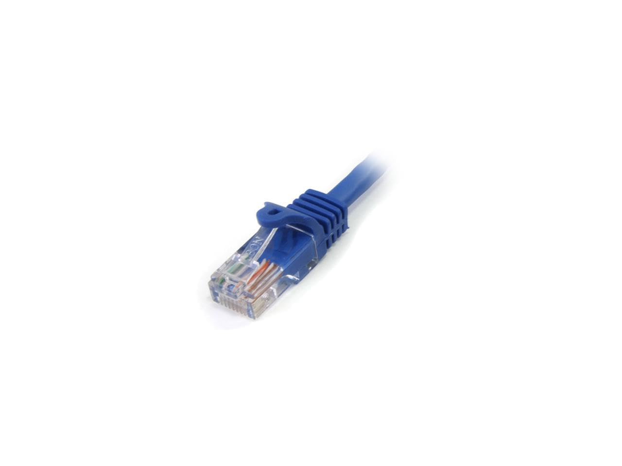Startech 50 Ft Blue Snagless Cat5 Utp Patch Cable
