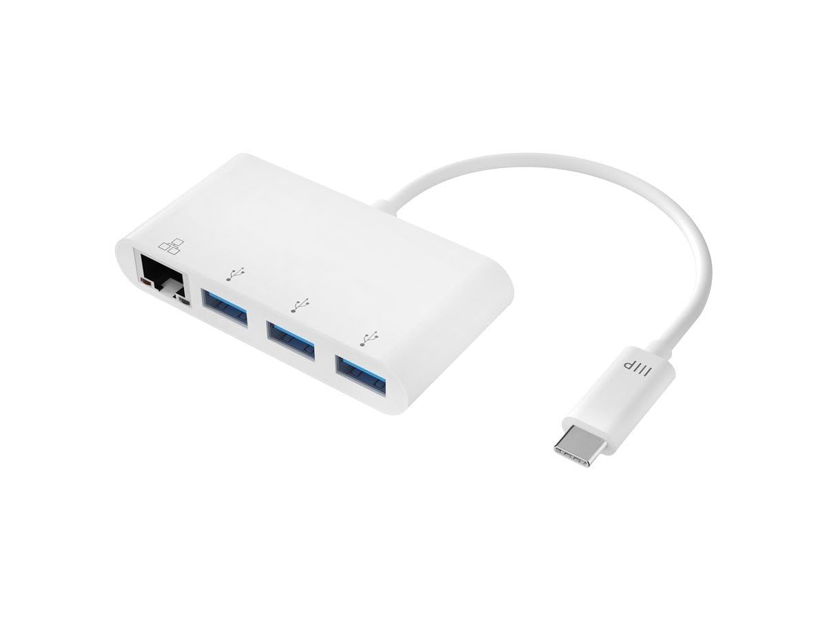 Usb-C 3-Port Usb 3.0 Hub, Ethernet Adptr