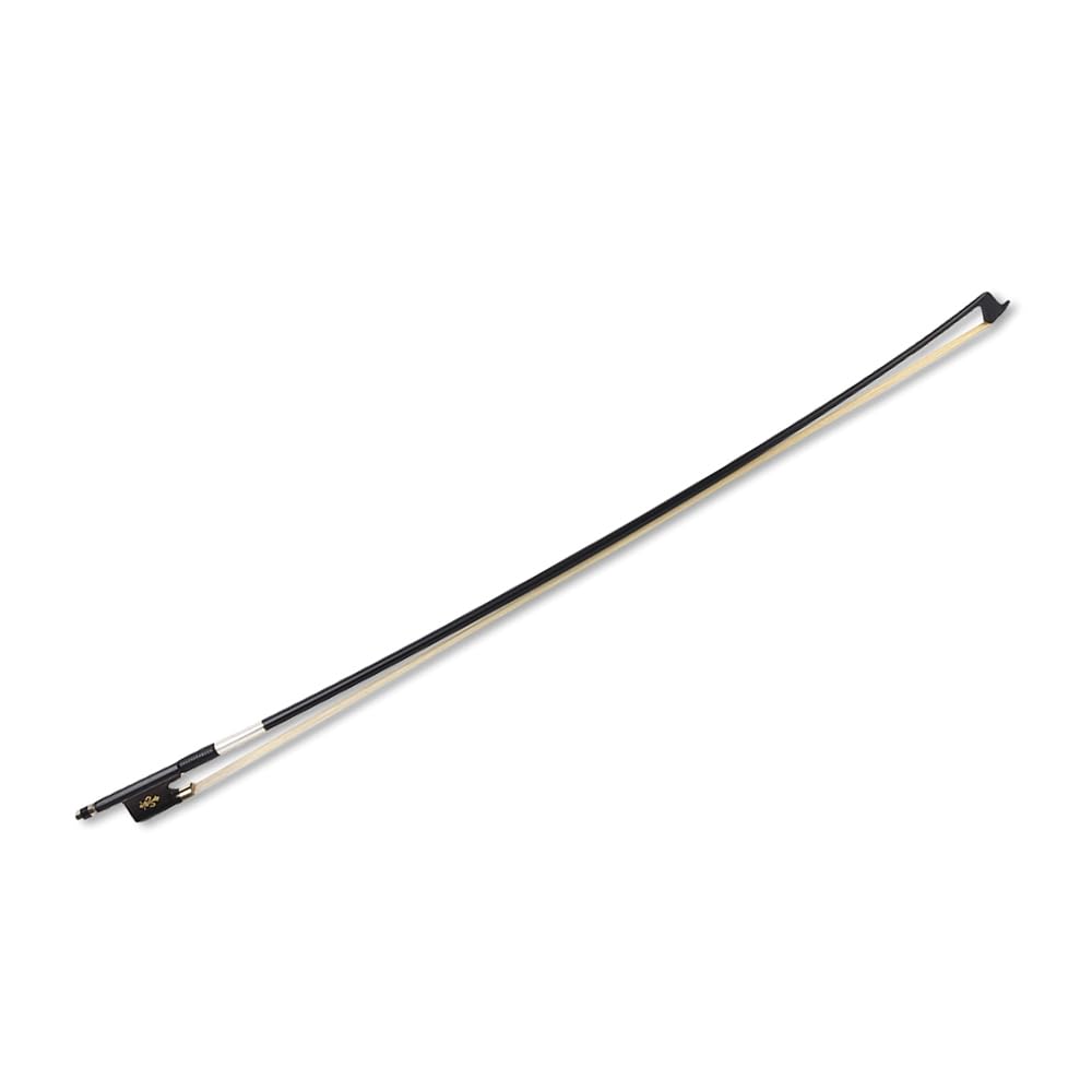 Yinfente Violin Bow 4/4 Carbon Fiber Ebony Frog With Fleur De Lis Inlay,Mongolian Horse Hair,Stick&Well Balance 4/4 Violin Bow F